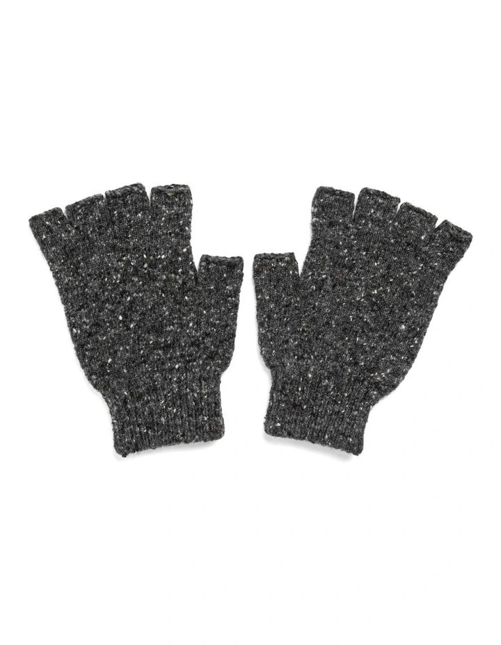 Shiel Hill Fingerless Glove in Charcoal