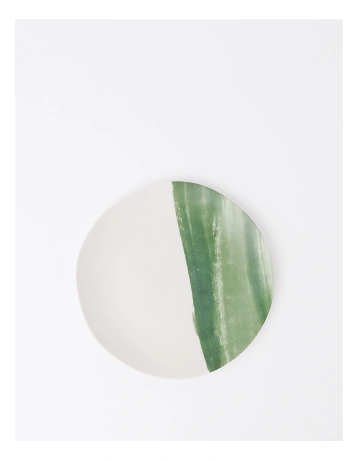 Sealers Cove Salad Plate in Matte Green Wash