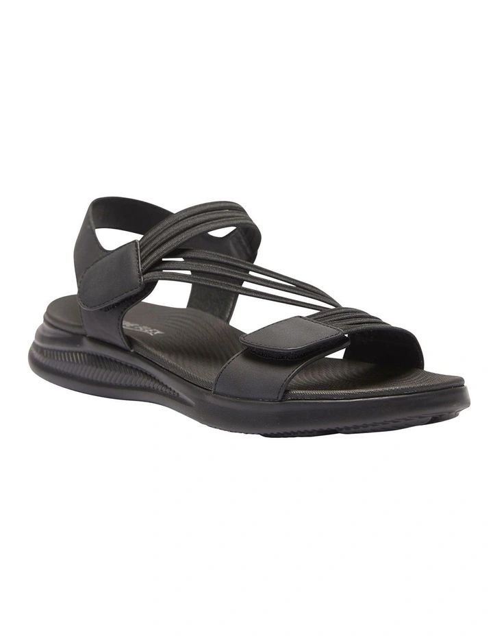 Neon Sandals In Black