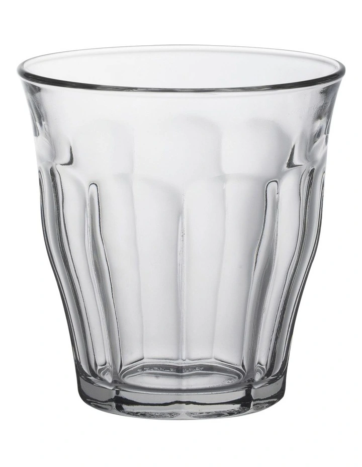 Picardie Clear Tumbler 220ml Se Of 6
