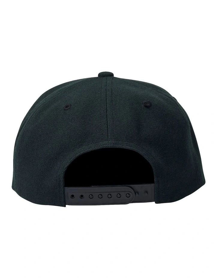 Alpha Square MP Snapback in Black
