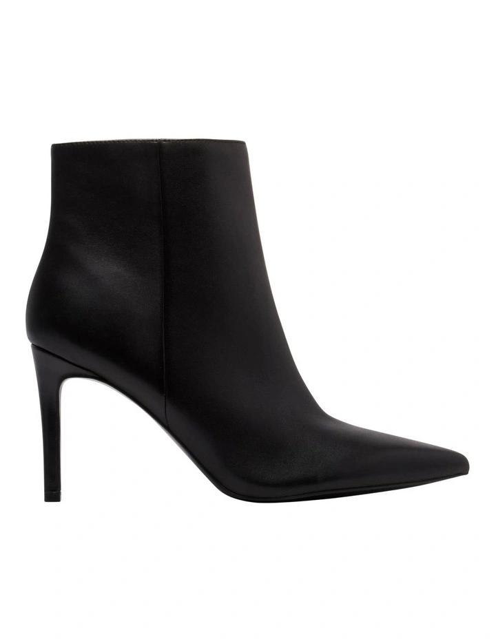 Gabria Heeled Ankle Boot in Black