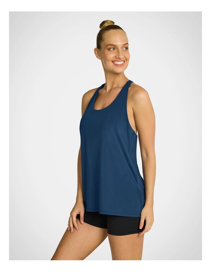 Twist Back Singlet in Storm