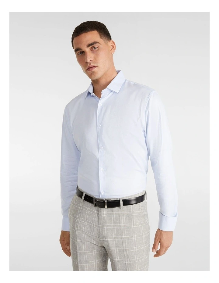 Aramac Slim Fit Dress Shirt in Light Blue