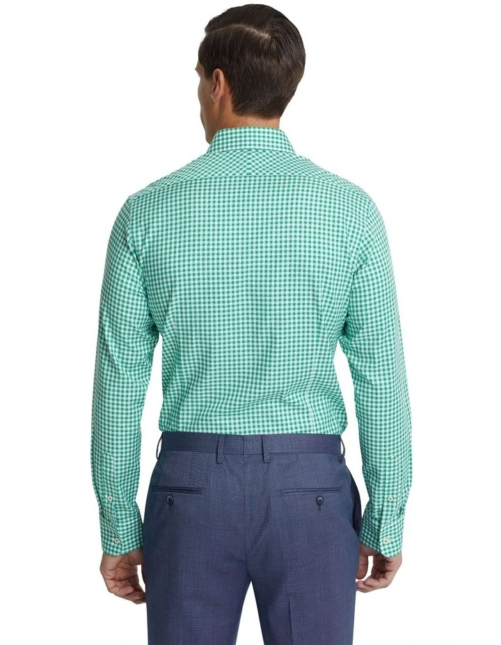 Beckton Gingham Check Shirt in Green