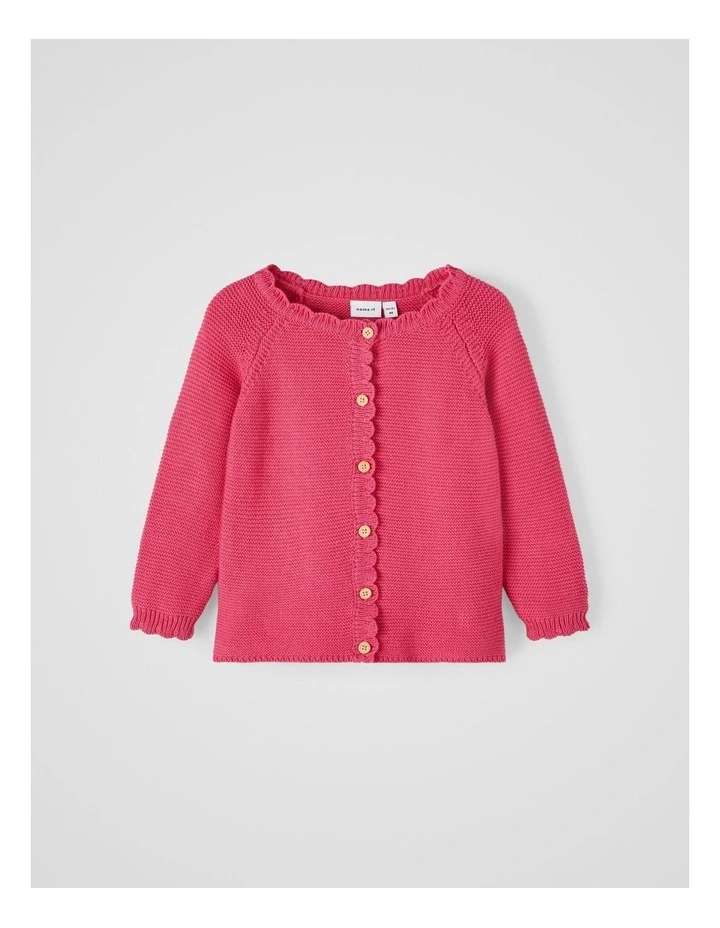 Kisille Knitted Cardigan in Pink