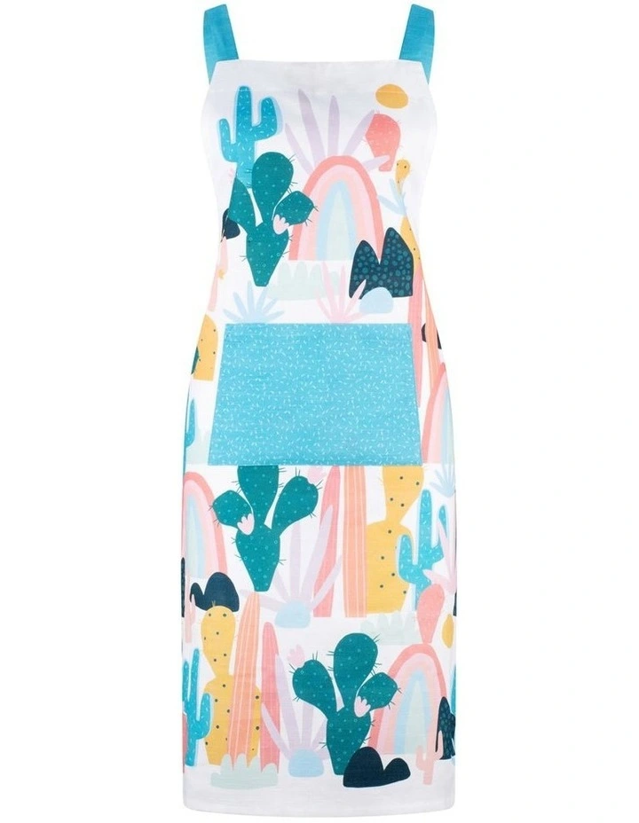 Rach Jackson Sunset Cactus Tea Towel & Apron Set Gift Boxed in Multi