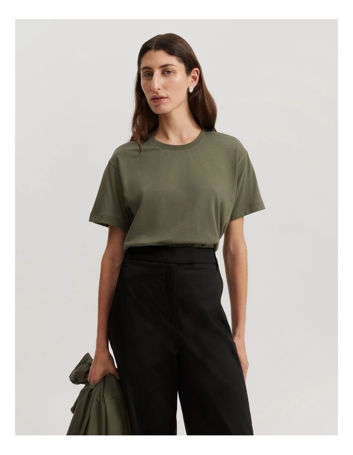 Australian Made T-shirt in Hunter Green
