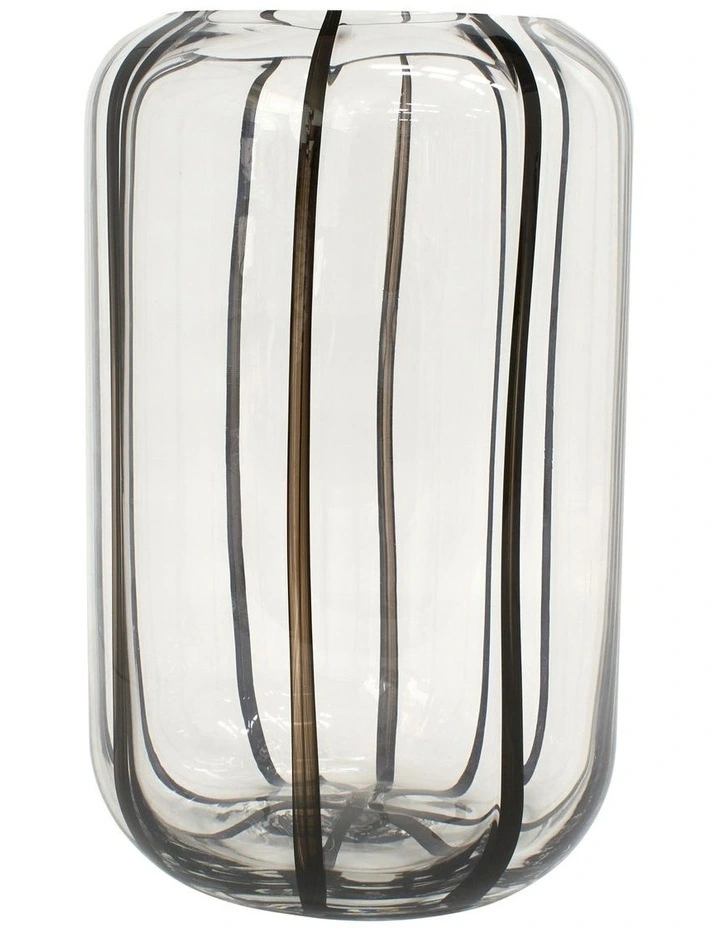 Lucy 15.5x24.5cm Vase in Black