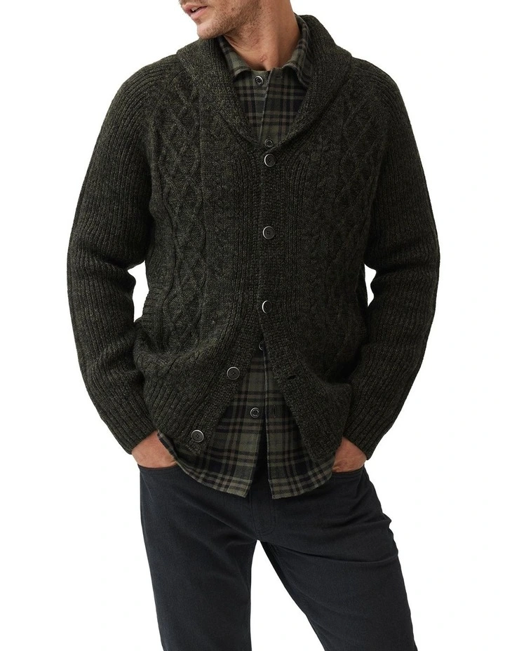 North East Valley Knit Sweater in Fatigue
