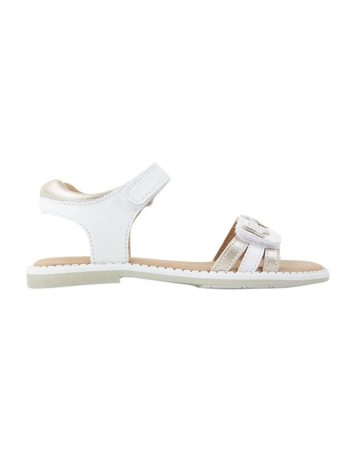 Gina Sandals in Black/White