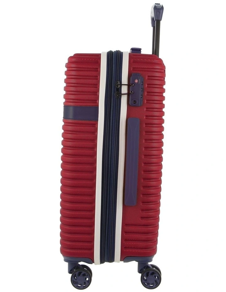 Varsity 56cm Hard-Shell Cabin Suitcase in Red