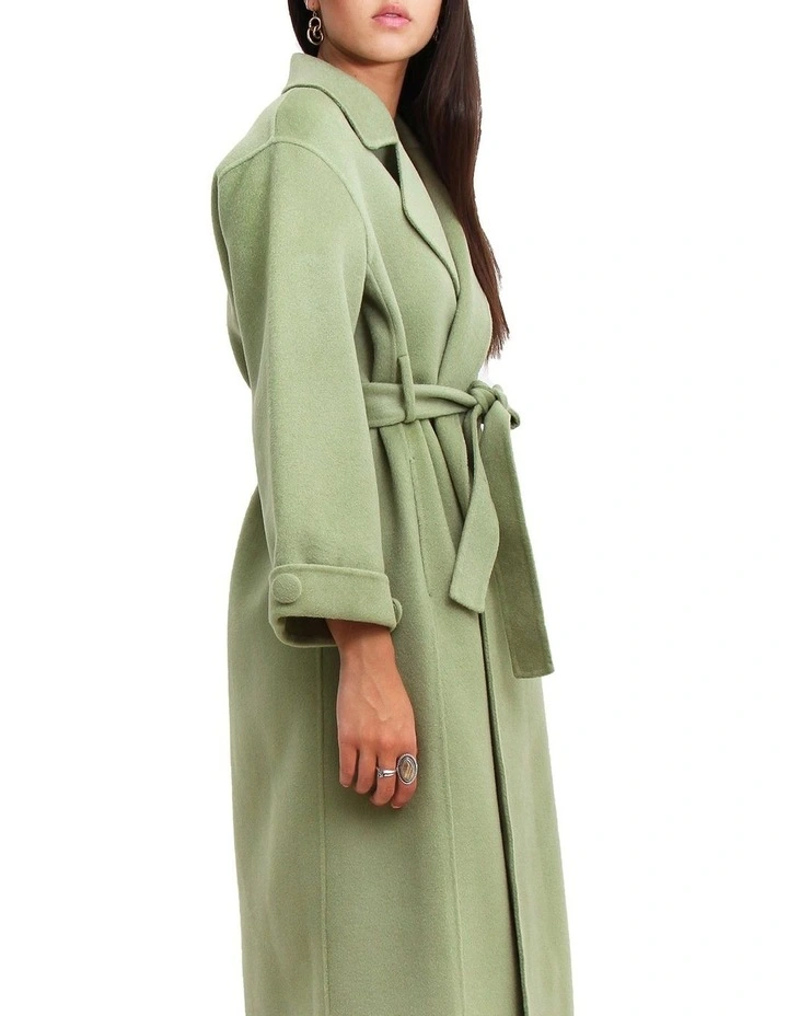 Stay Wild Grass Wool Oversized Coat