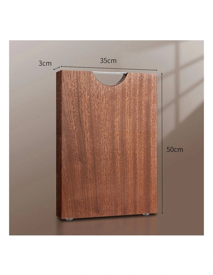 Rectangular Wooden Chopping Board 50cm in Brown