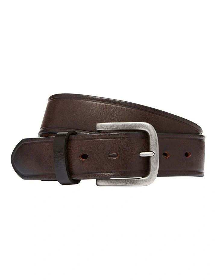 Tomlin Belt in Dark Brown