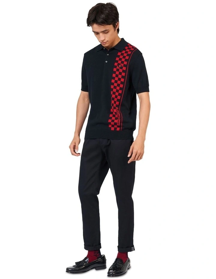 Rolling Stone Mod Polo in Black