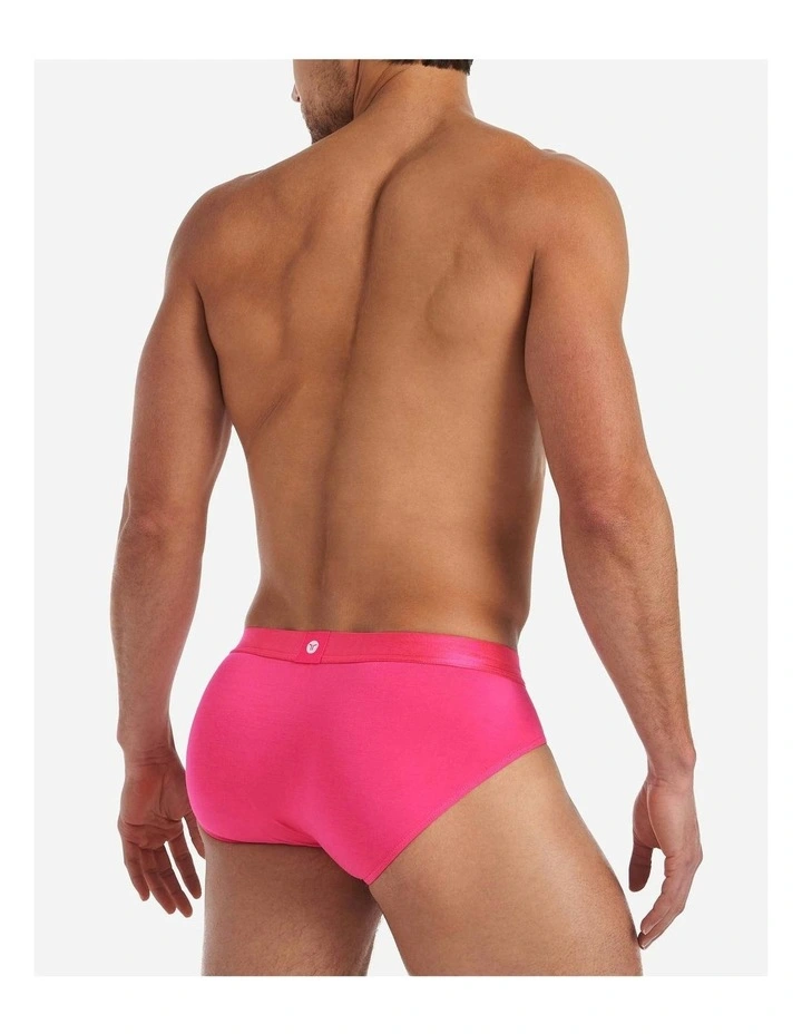 You Bamboo Brief in Honeysuckle Pink