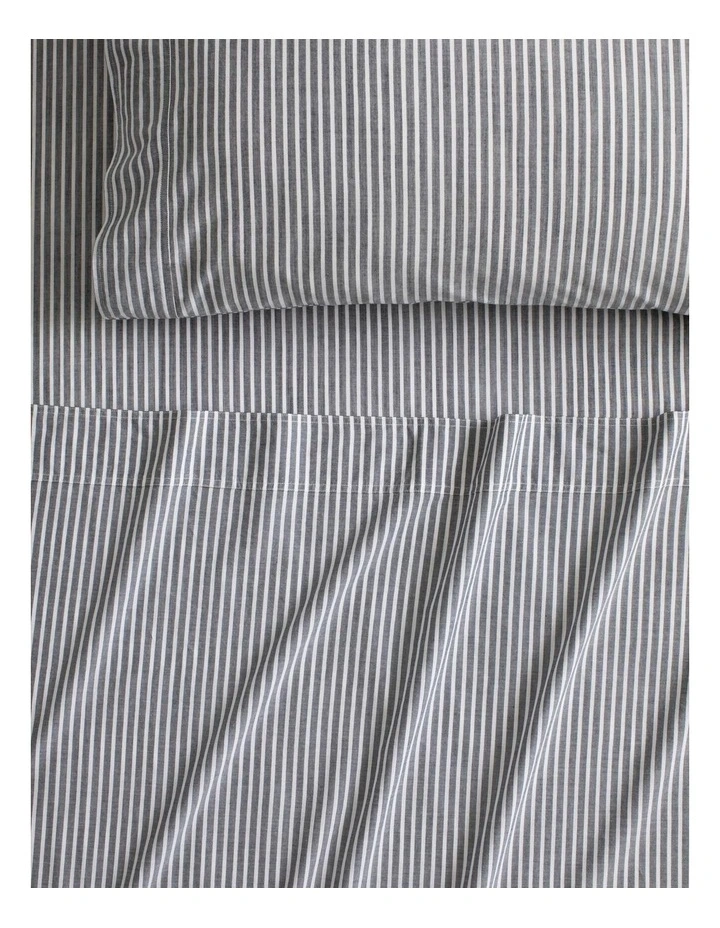 Reilly Stripe Sheet Set in Atlantic