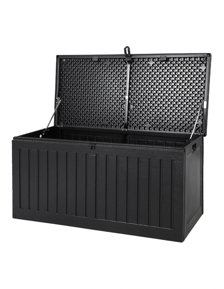 Outdoor Storage Box Container In Black
