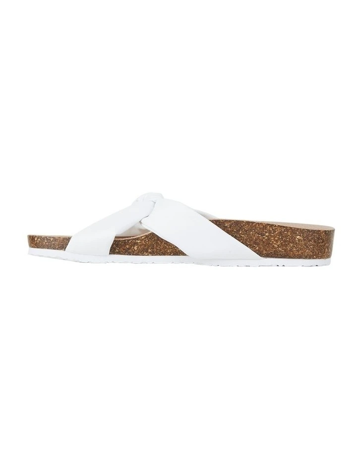 Avery Straps Slides in White