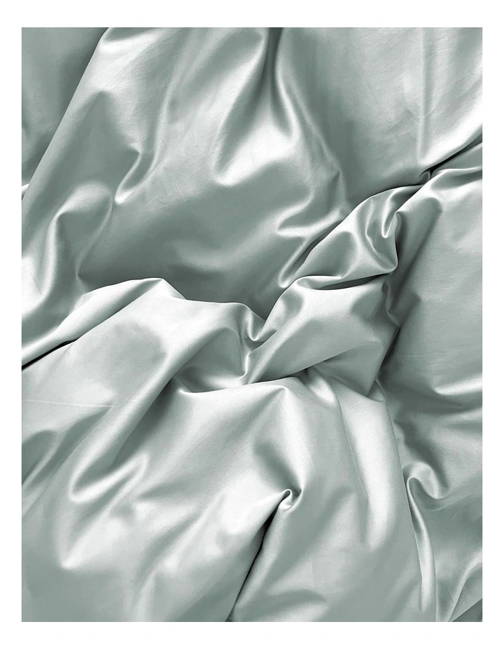 Halo Organic Sateen Sheet Set in Mist