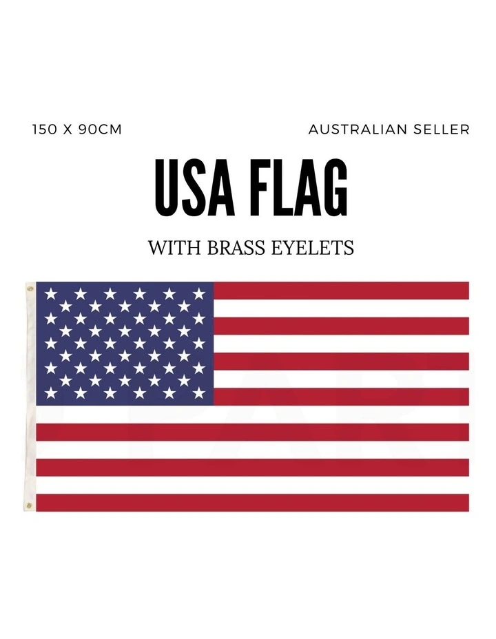 United States America Country Flag 150cm x 90cm in Multi