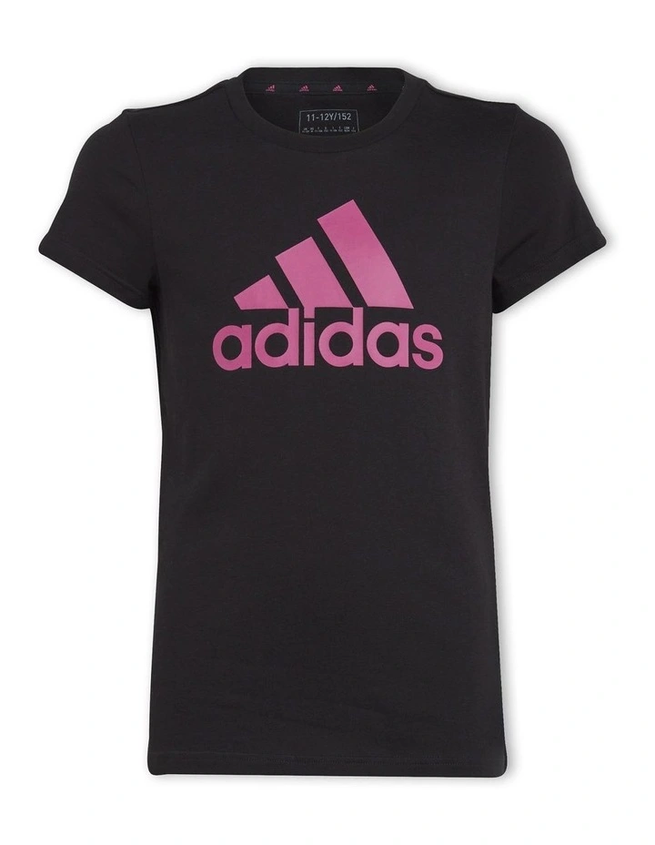 Essentials Big Logo Cotton T-Shirt in Black