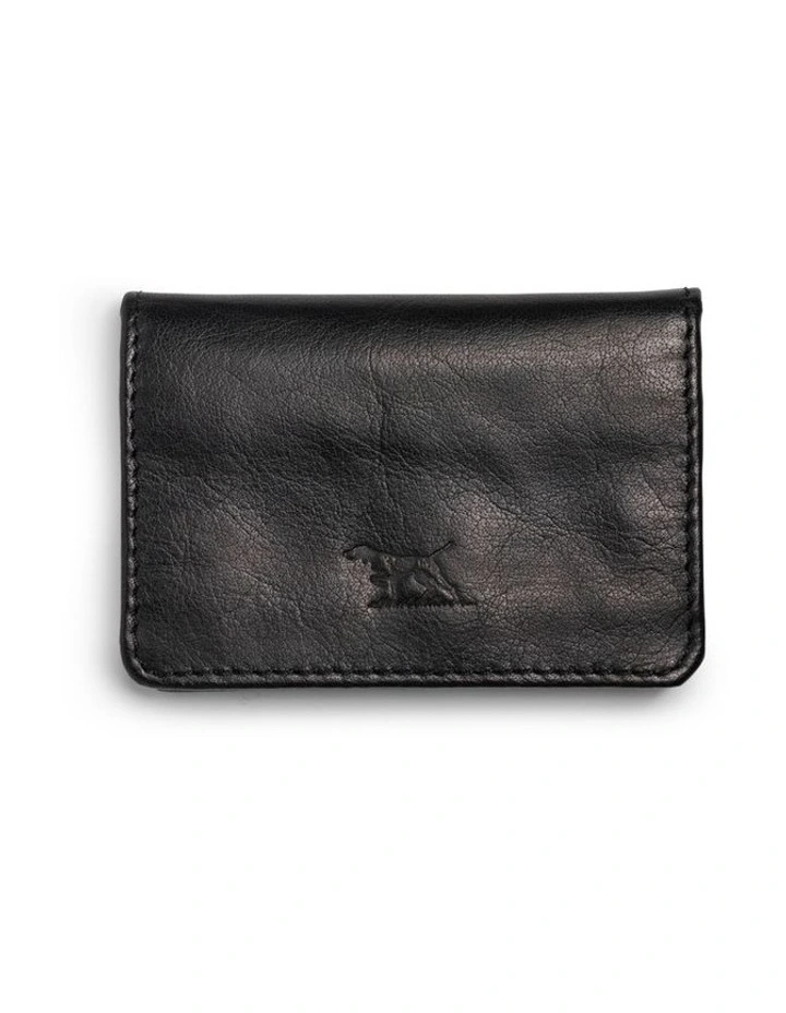 Lewis Tops Track Card Holder in Nero