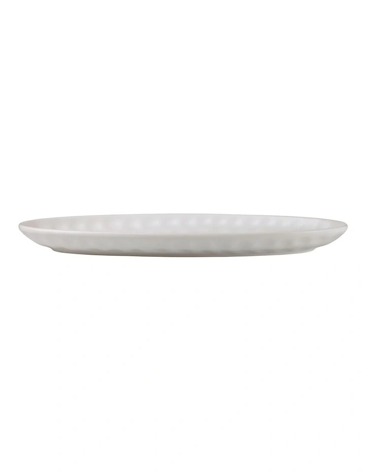 Gravity Oval Platter 50x21cm in White