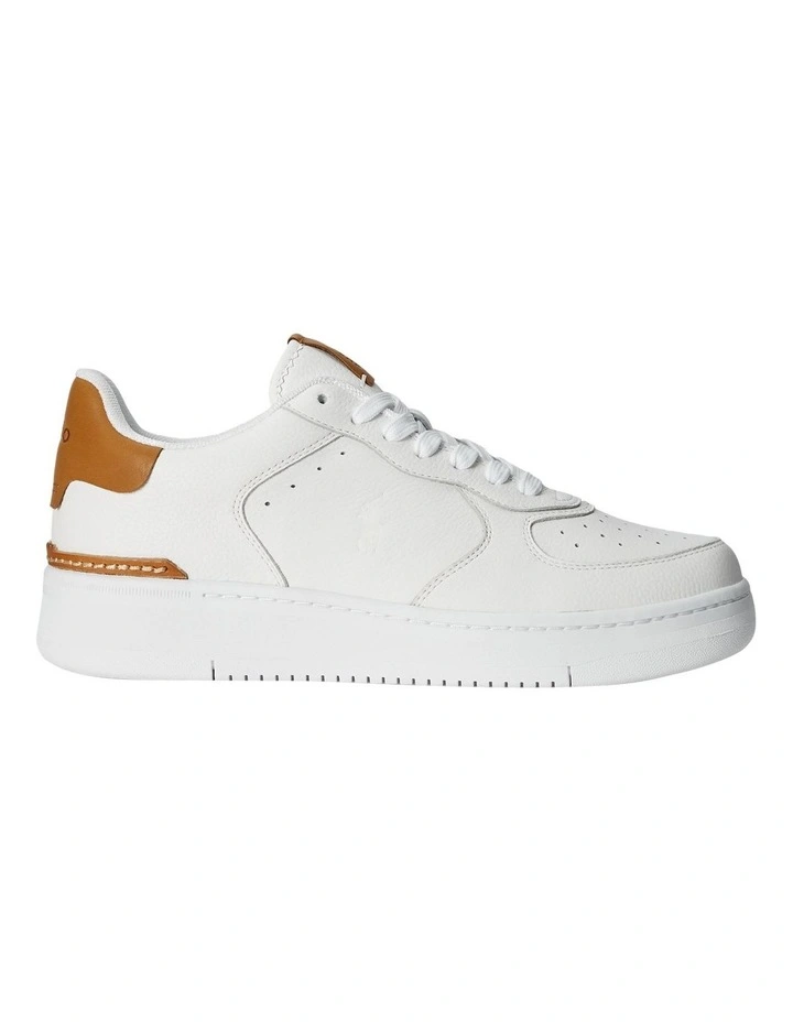 Masters Court Leather Sneaker in White