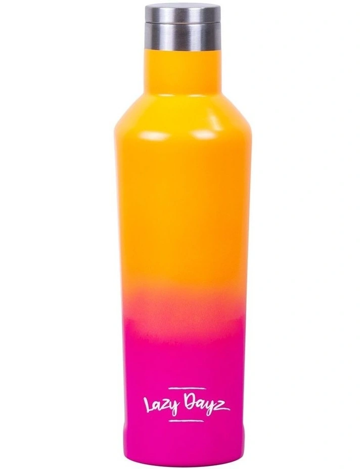 Lazy Dayz Spartan Drink Bottle 480ml Orange Pink Ombre