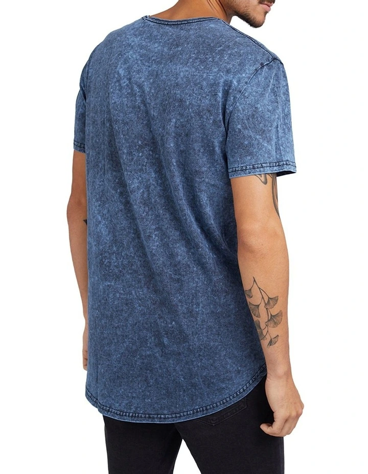 Acid Tail Tee in Navy