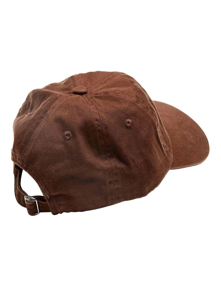 Amalfi Dad Cap in Brown