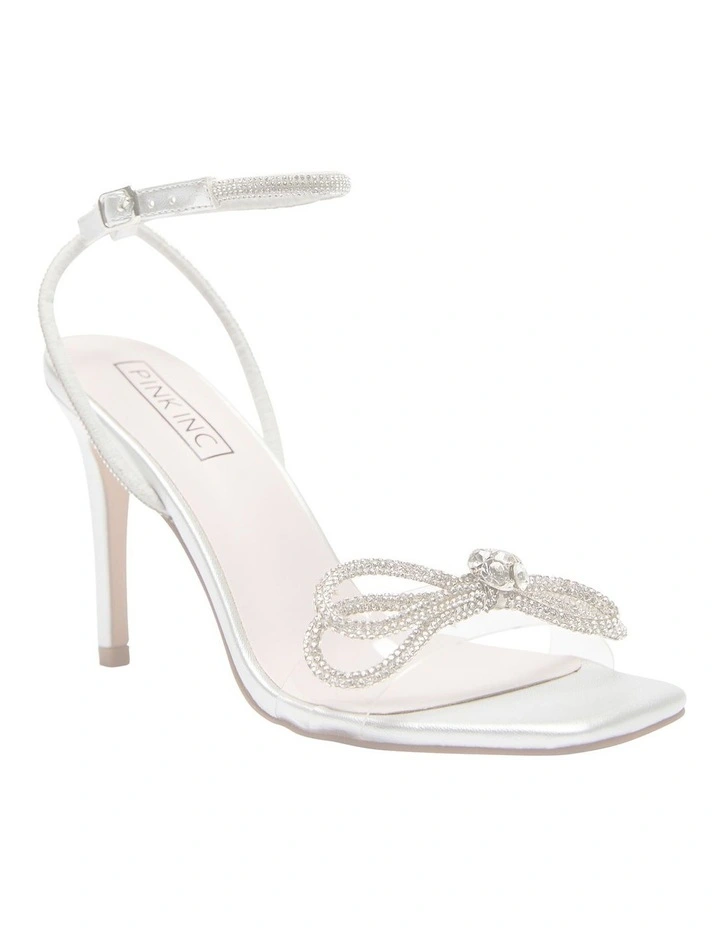 Holly Sandals In Metallic Silver