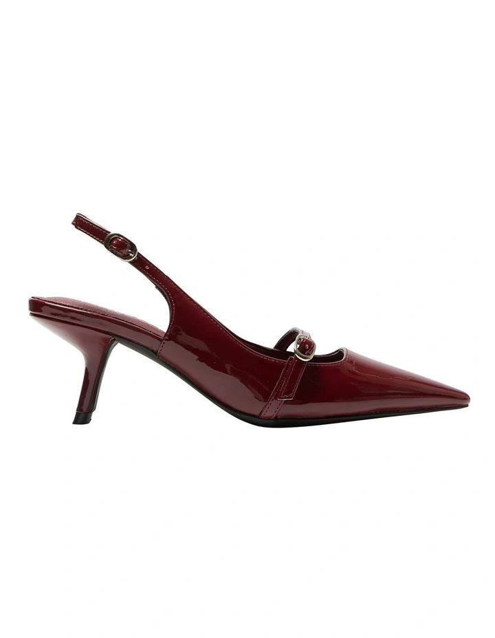Ashley Heeled Shoes in Cherry Patent