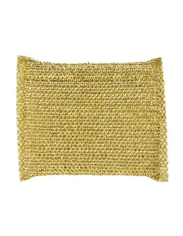8 Pack Non Scratch Mesh Sponge Metallic Silver And Gold