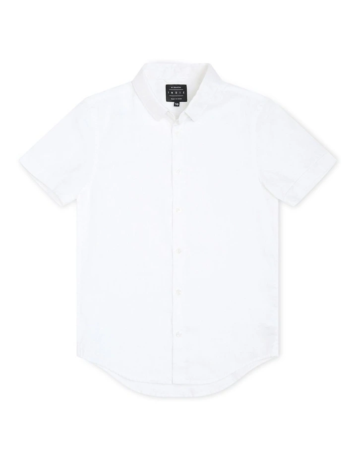 Tennyson Short Sleeve Shirt (0-2 years) in White