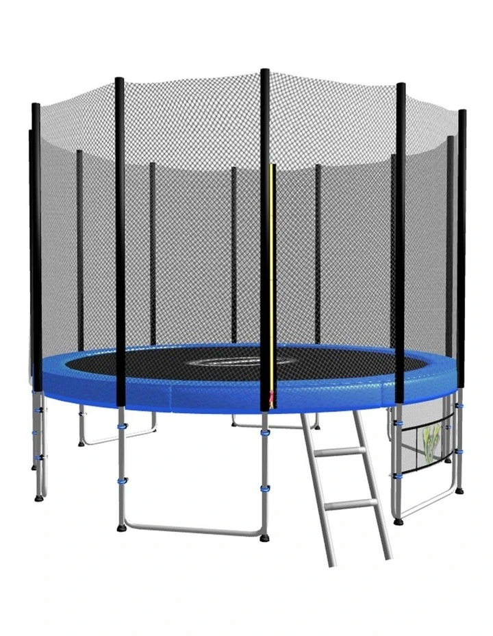 Blizzard 10ft Blue Trampoline with Net Blue