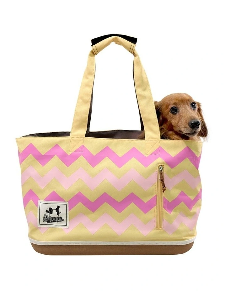 Canvas Pet Carrier Tote in Multi