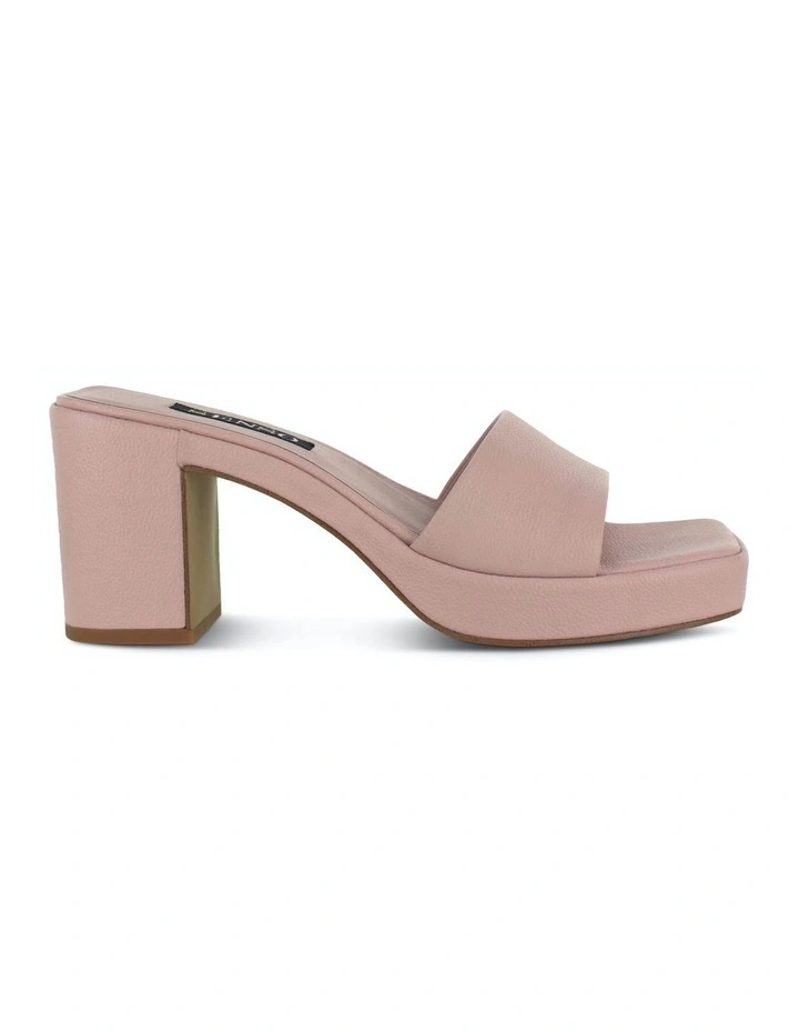 Stevie II Heeled Mules in Pink