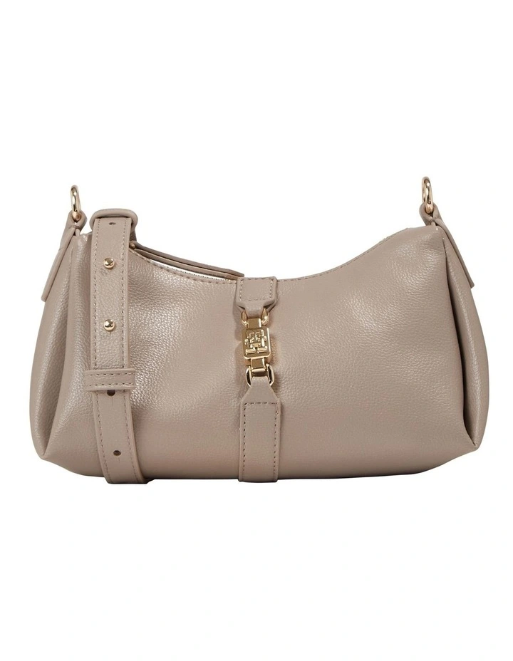 Feminine Crossover Bag in Smooth Taupe