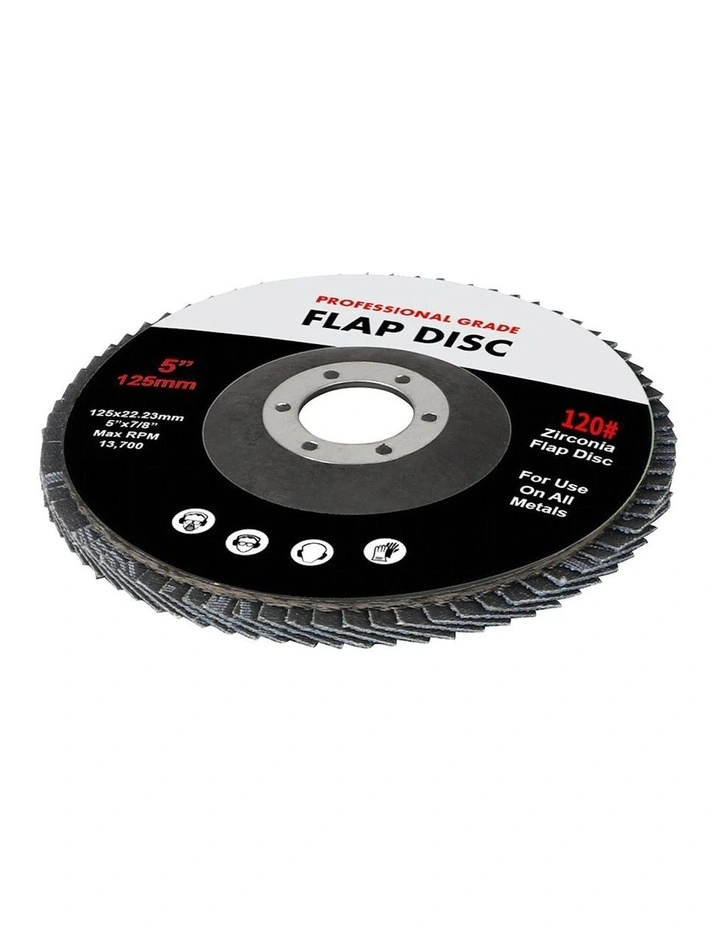 125mm Grinding Flap Discs x100 in Blue