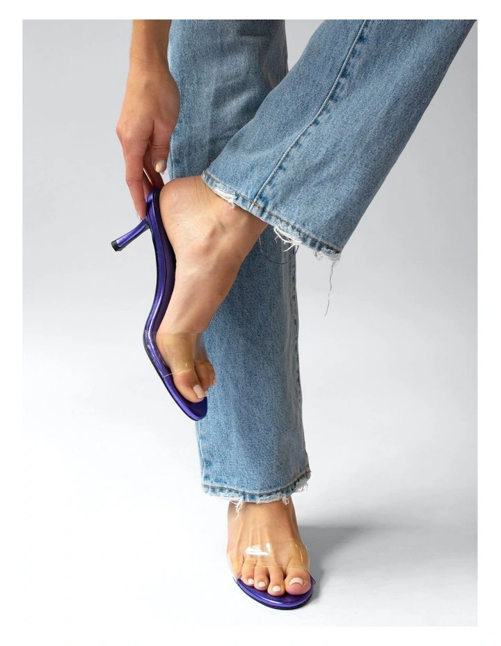 Gianna Heeled Sandals in Purple