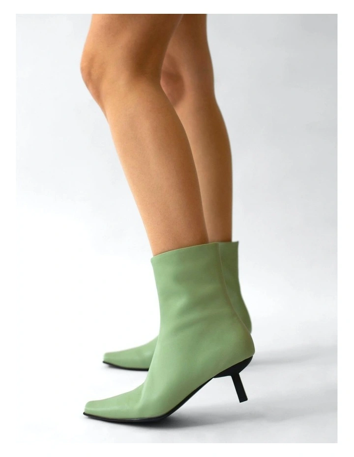 Orly Ankle Boots in Green