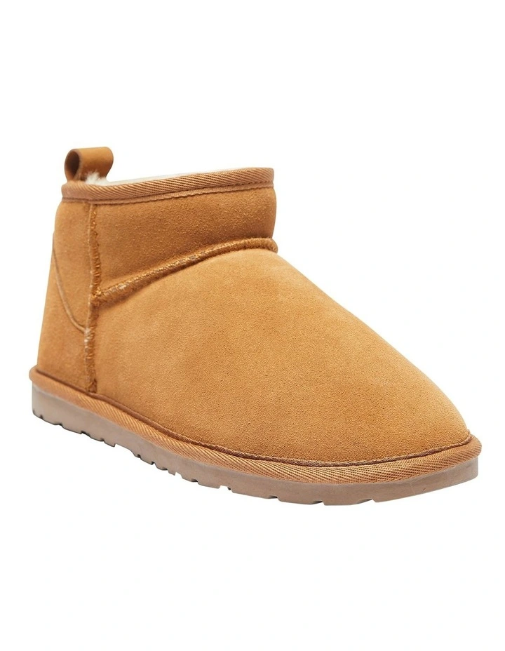 Pillow Chestnut Suede Slippers
