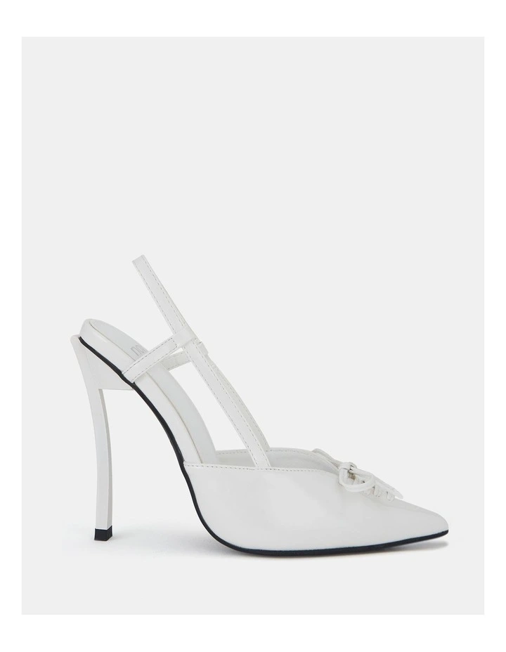 Zorsha Pumps Heels in White Patent