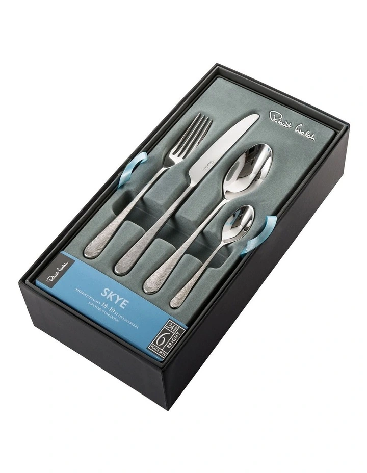 Skye Cutlery Set 24pc Silver