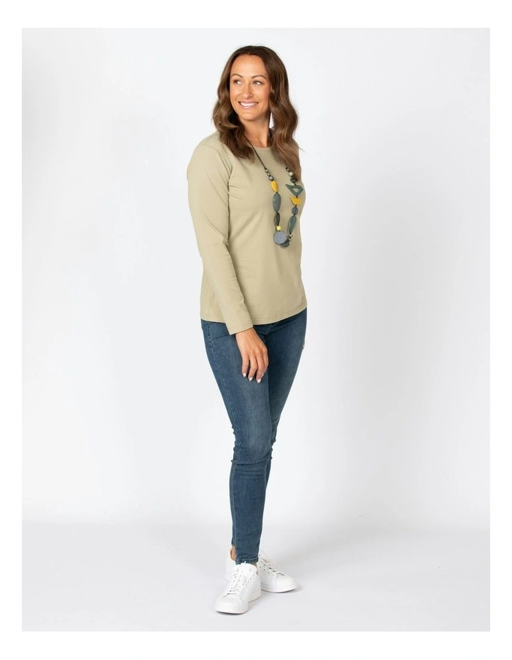 Camp Classic Long Sleeve Tee in Olive