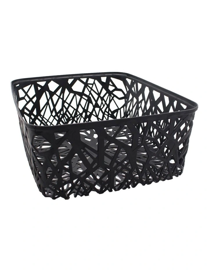 36.5cm Vin Storage Basket Holder Home Cleaning/Organiser Assorted