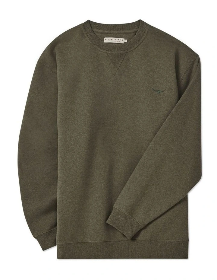Mini Longhorn Sweatshirt in Olive